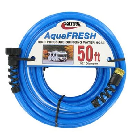 Valterra VALTERRA LLC W018600 Fresh Water Hose, Blue, 0.5 In. X 50 Ft. VA320838